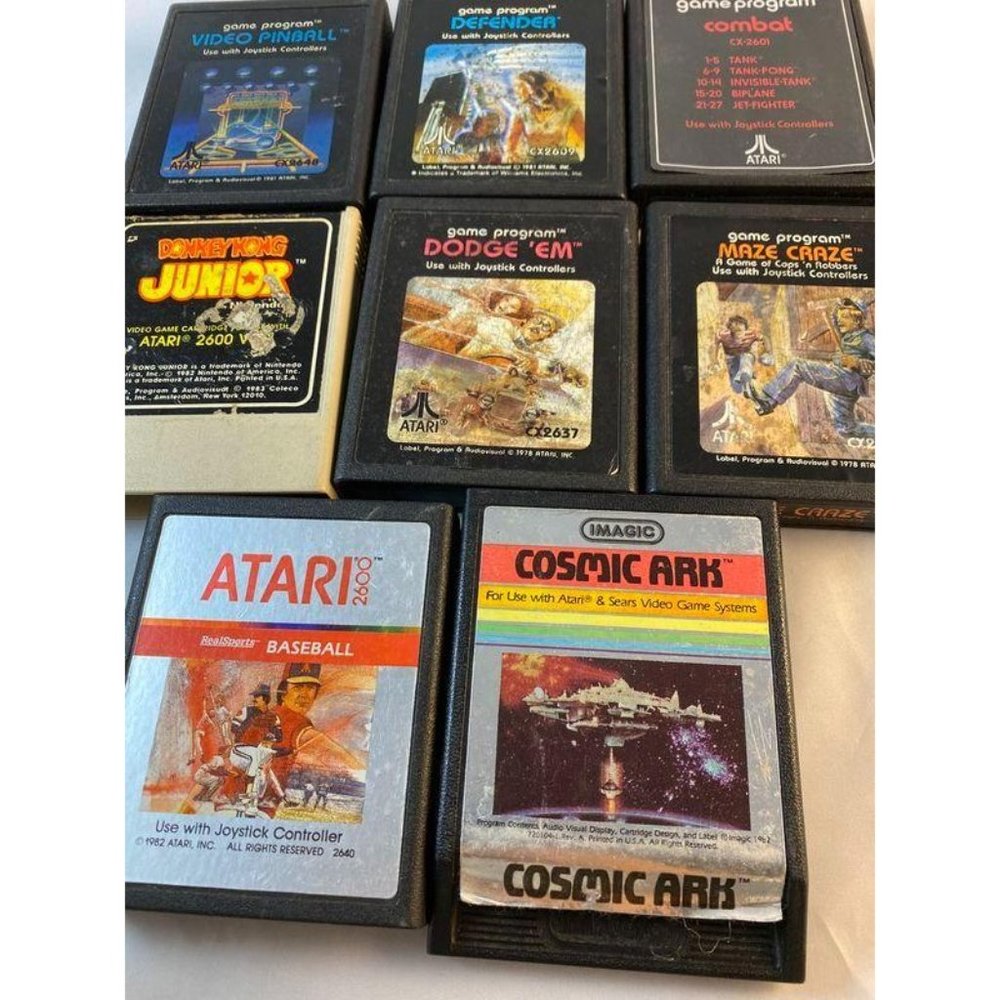 80’s Vintage Atari-Tele Game Bundle-Serious Inquir